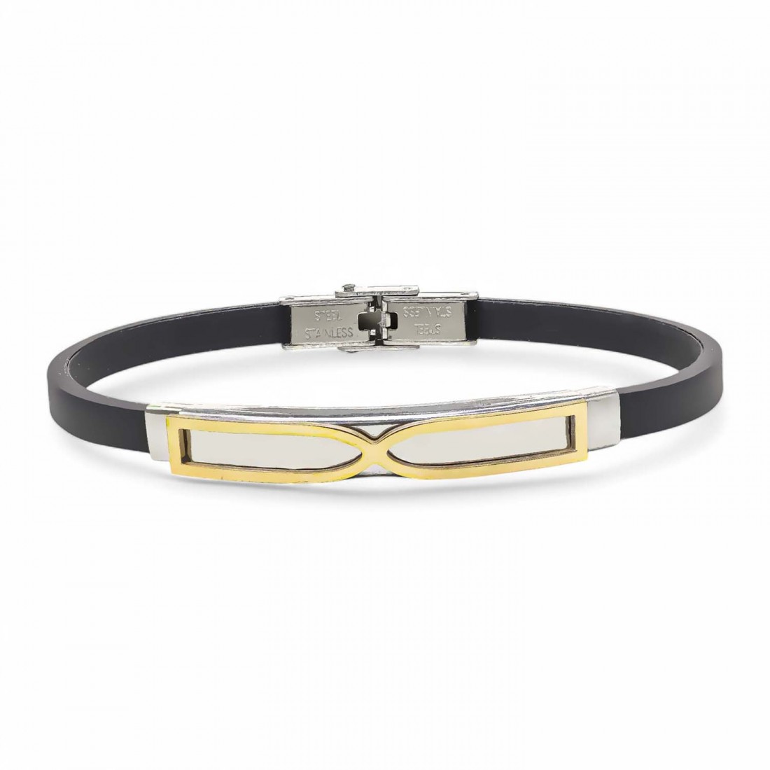 Sonsuzluk Desenli Çelik Bileklik