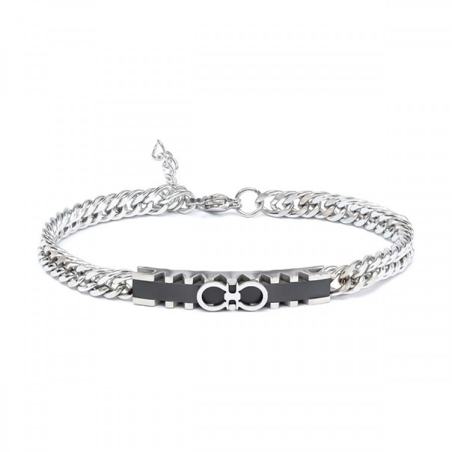 Sonsuzluk Motifli Çelik Bileklik