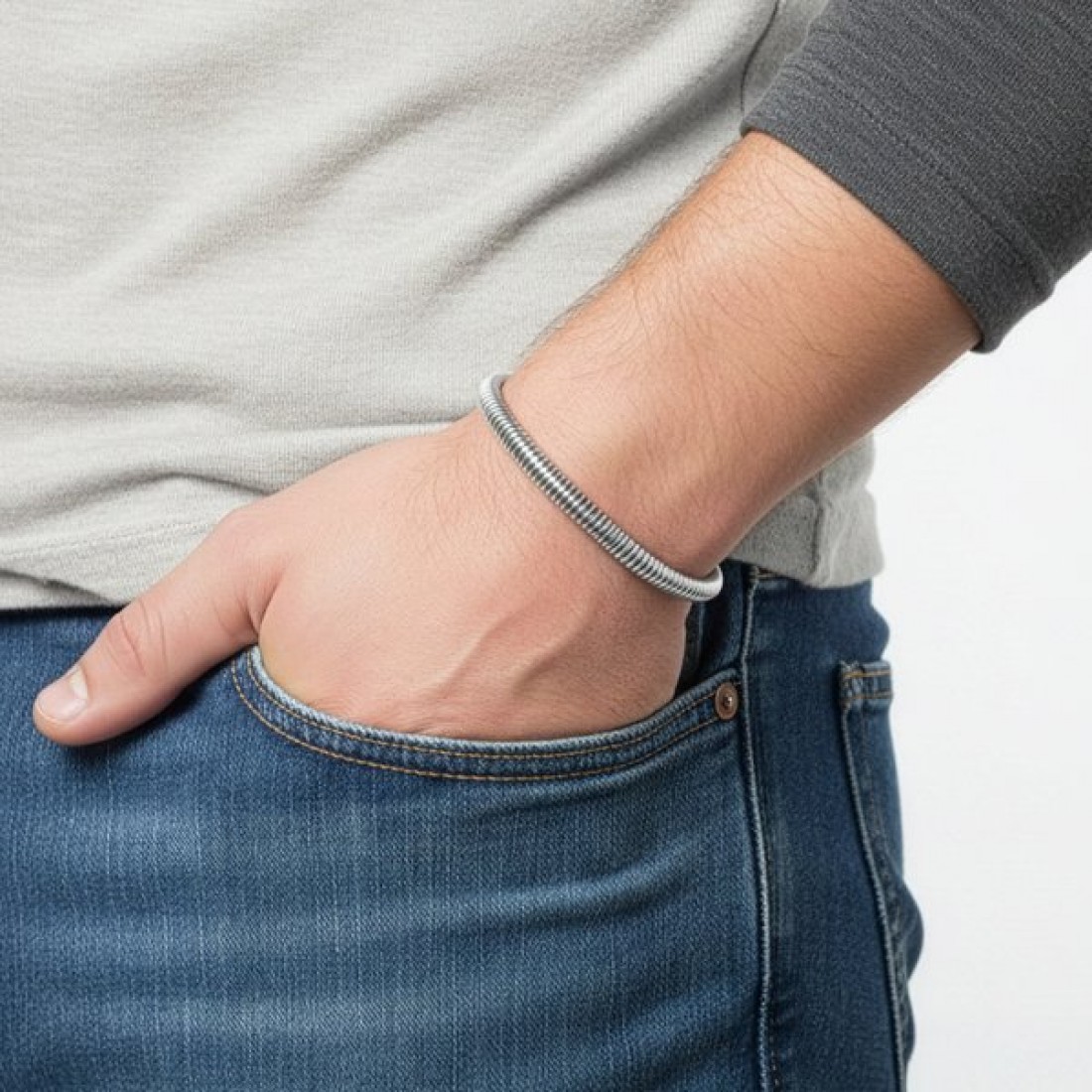 Men's Full Steel Bracelet 13944