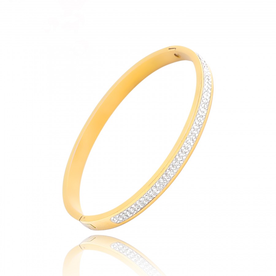 Toptan Taşlı Bayan Çelik Bileklik Modeli Fiyatları