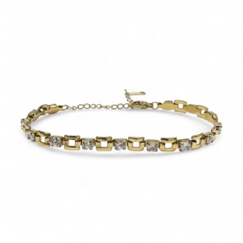 Taşlı Kadın Çelik Bileklik