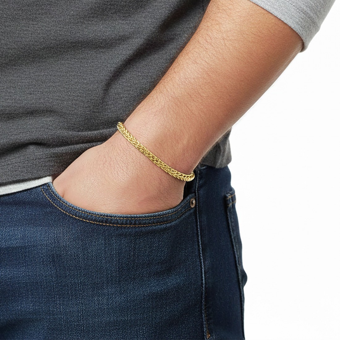 Men's Full Steel Bracelet 13916