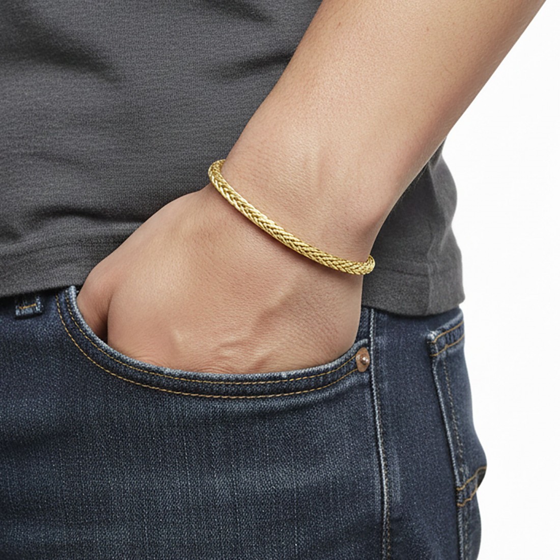 Men's Full Steel Bracelet 13909