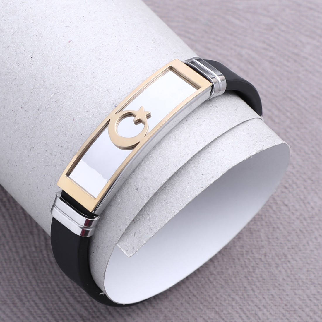 Türk Bayraklı Çelik Bileklik