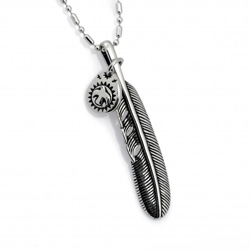 Tüy Çelik Kolye Ucu