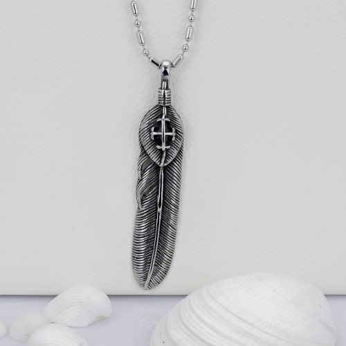 Tüy Çelik Kolye Ucu