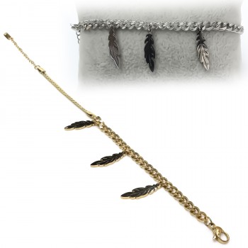 Tüy Kadın Çelik Bileklik