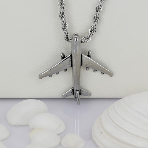 Uçak Çelik Kolye Ucu