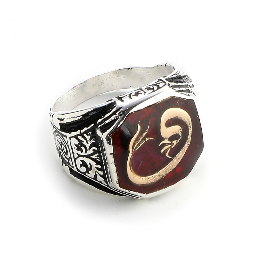 Toptan Vav Mineli Alloy Otantik Erkek Yüzük Fiyatları