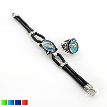 Leather Bracelet 6216