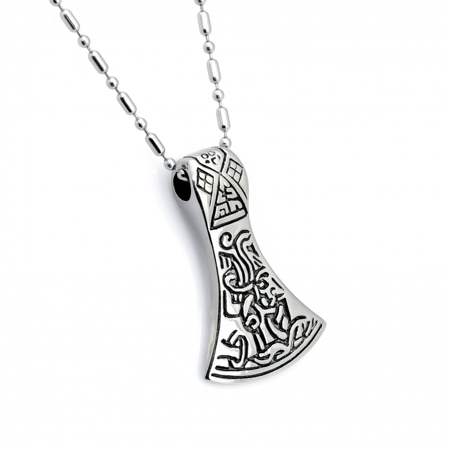 Toptan Viking Balta Başı Çelik Kolye Ucu Fiyatları