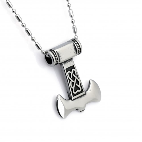 Viking Ragnar Baltası Çelik Kolye Ucu