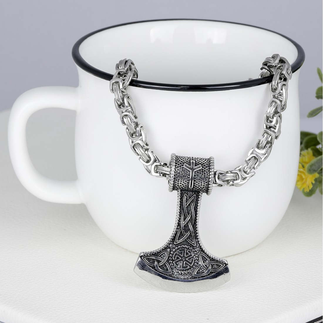 Toptan Viking Thor Çekici Çelik Kolye Ucu Fiyatları