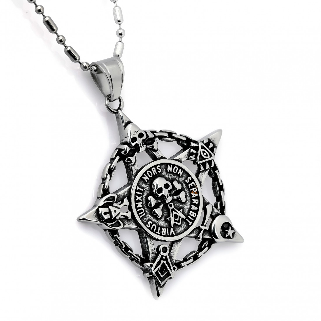 Toptan Virüs Junxt Mors Çelik Kolye Ucu Fiyatları