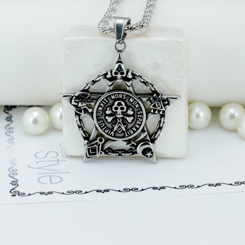 Virüs Junxt Mors Çelik Kolye Ucu