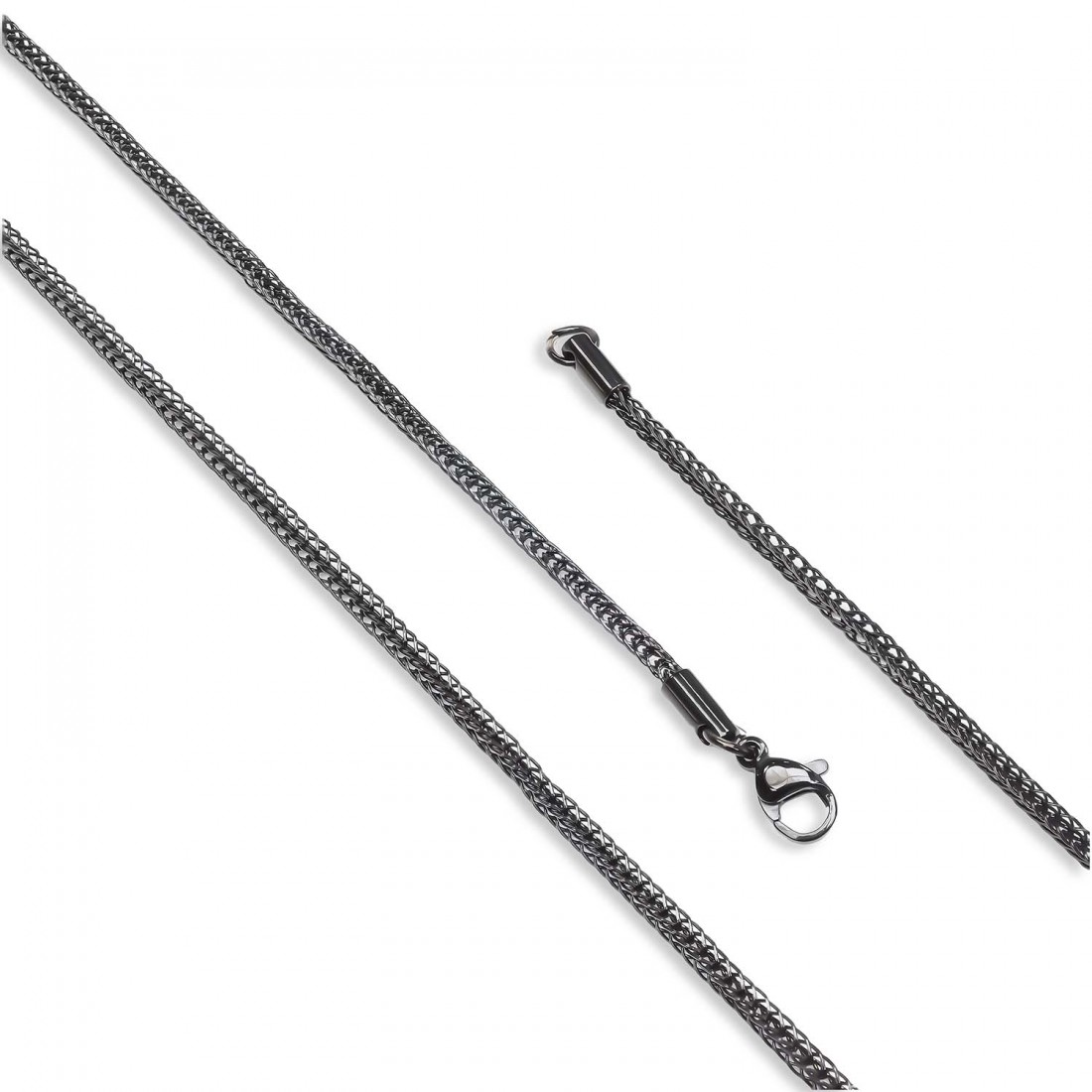 Yılan Zincir Modeli Çelik Kolye 2Mm