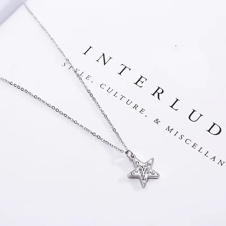 Toptan Yıldız Bayan Çelik Kolye Fiyatları