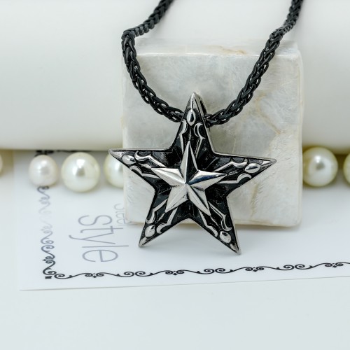 Yıldız Çelik Kolye Ucu