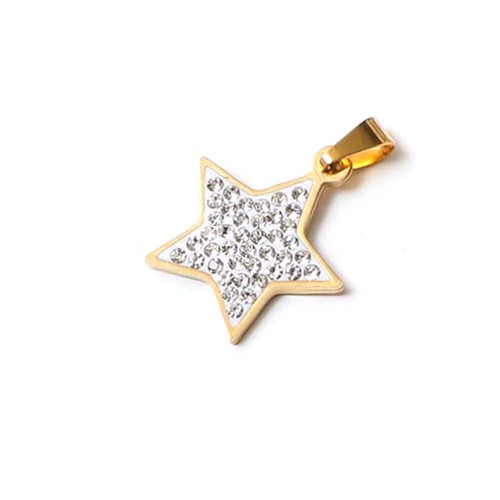 Yıldız Çelik Kolye Ucu