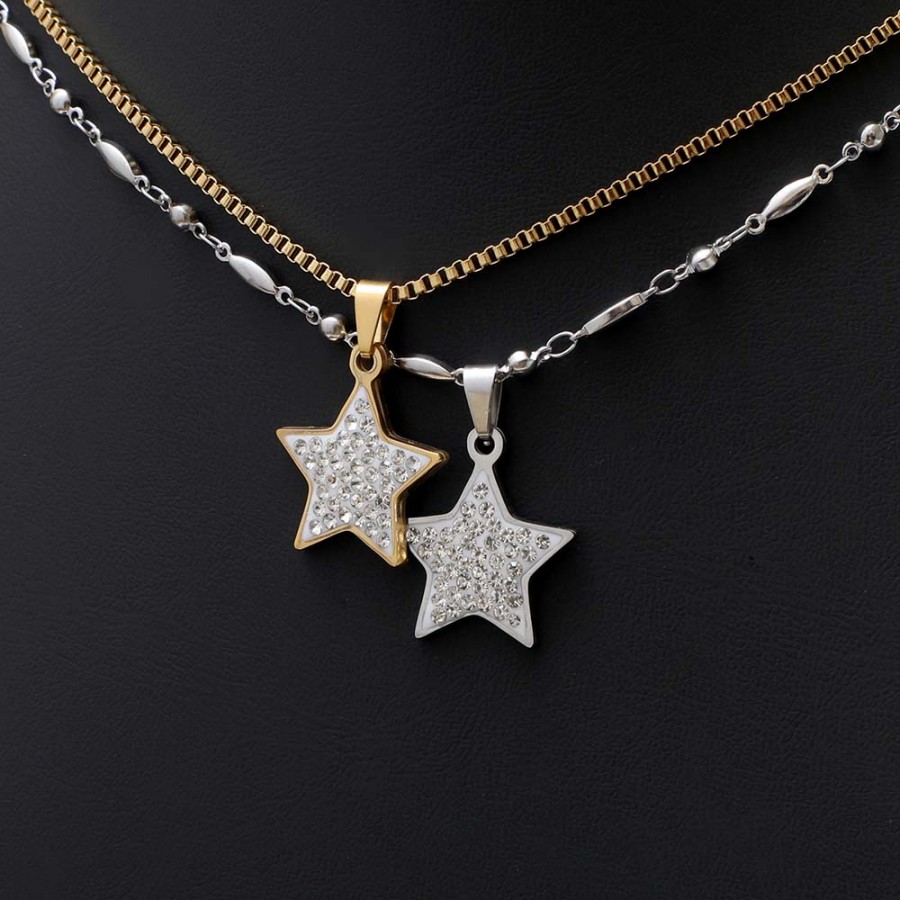 Toptan Yıldız Çelik Kolye Ucu Fiyatları