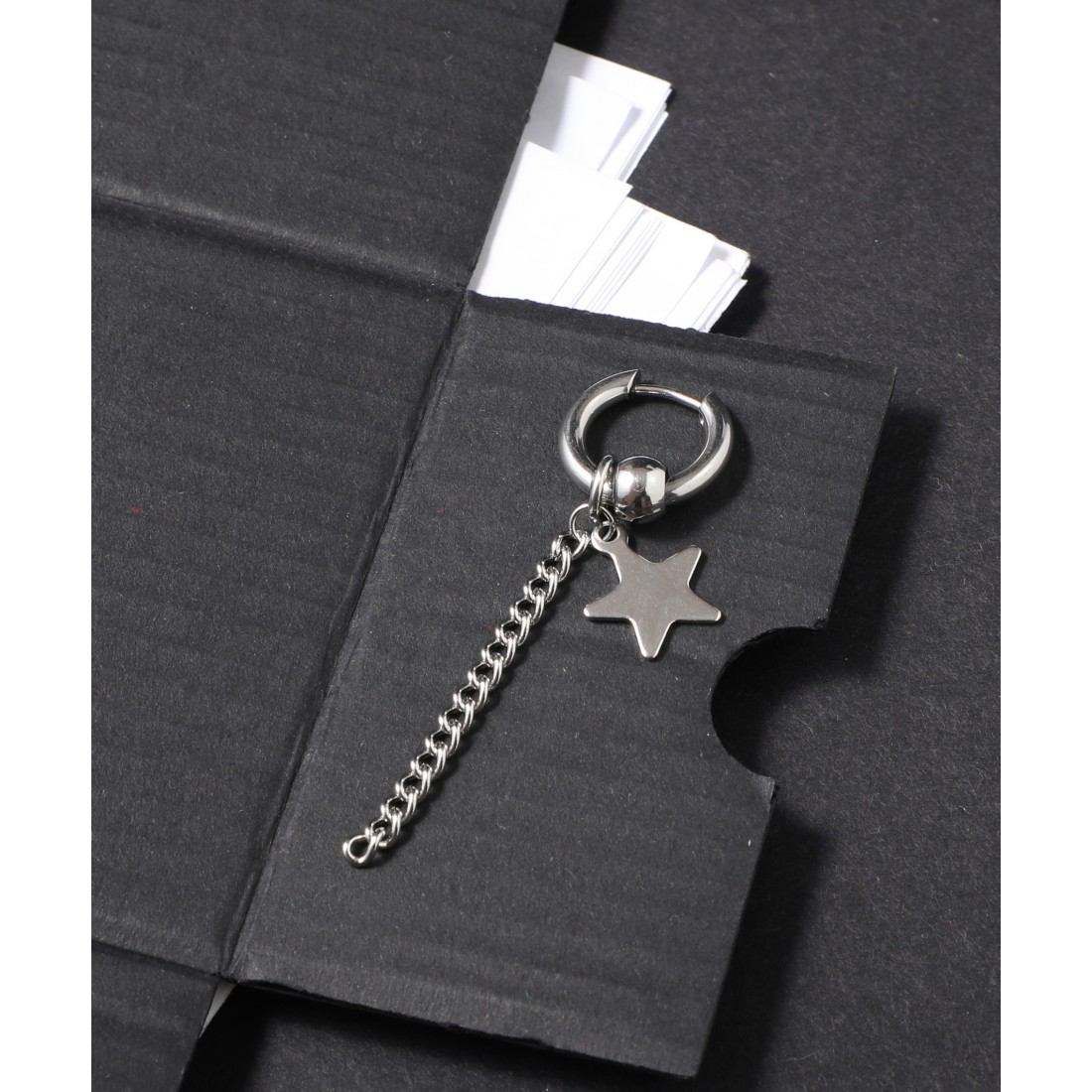 Toptan Yıldız Zincir Sallantılı Çelik Küpe Fiyatları