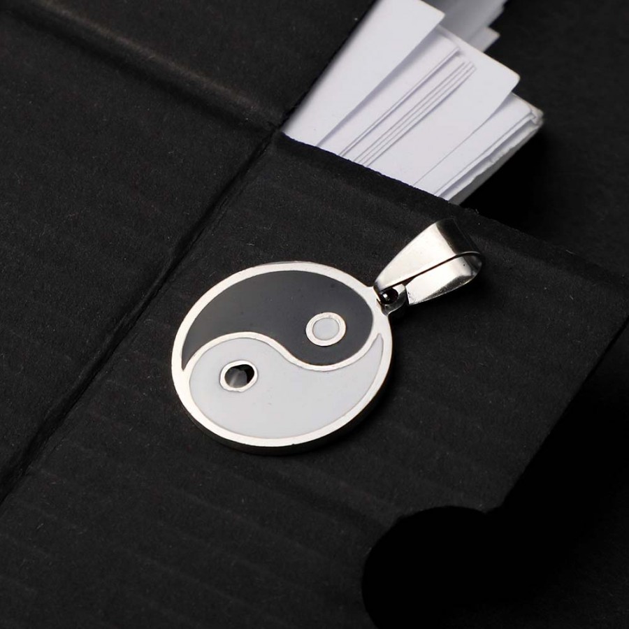 Toptan Yin Yang Çelik Kolye Ucu Fiyatları