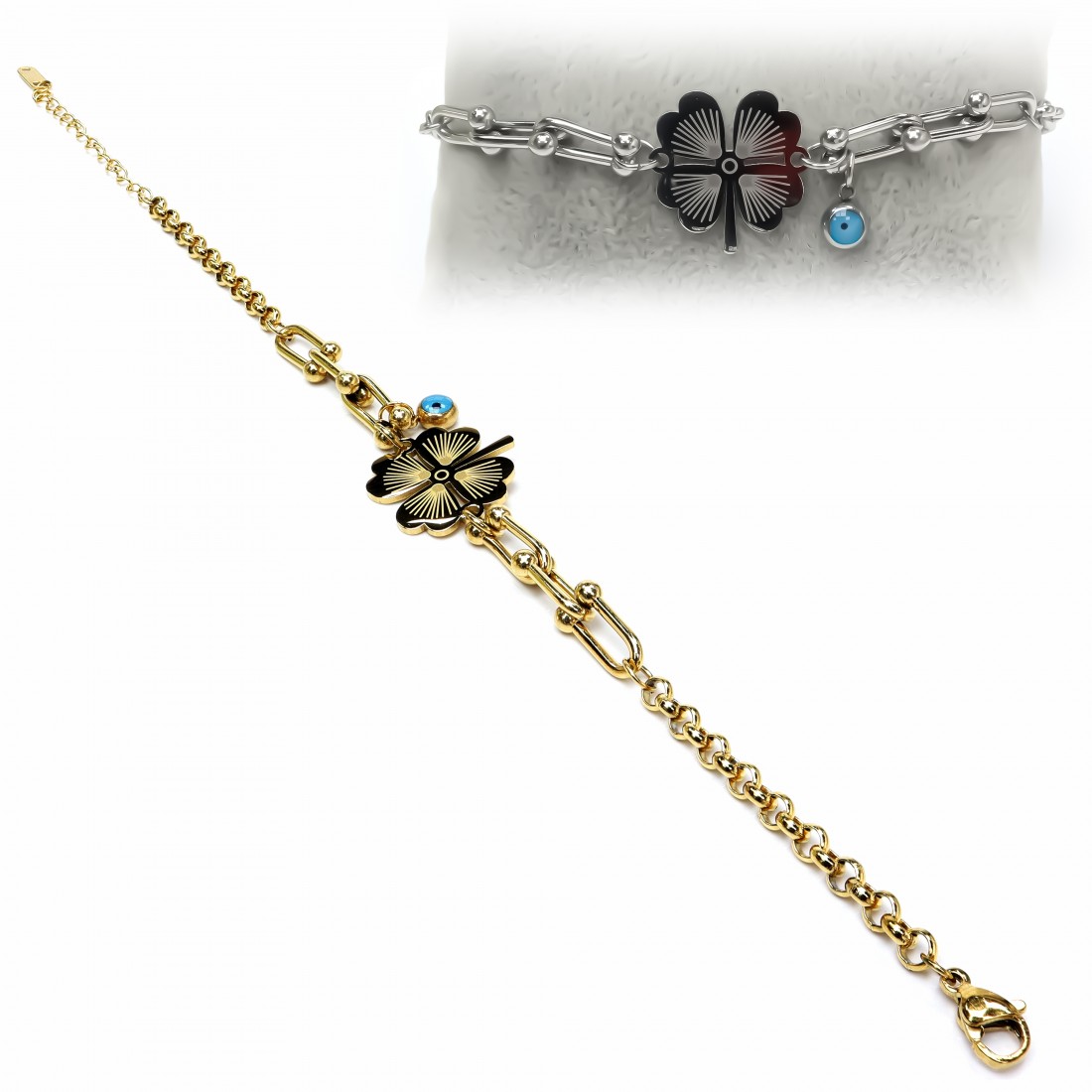 Yonca Kadın Çelik Bileklik