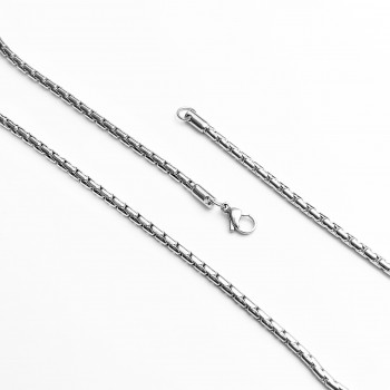 Zincir Örgü Çelik Kolye Modeli