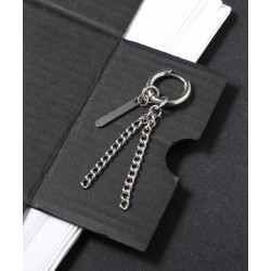 Zincir Sallantılı Çelik Küpe