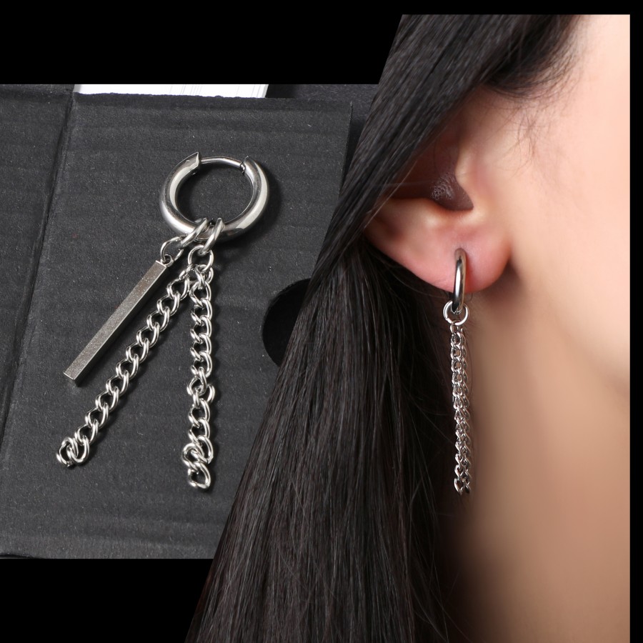 Toptan Zincir Sallantılı Çelik Küpe Fiyatları