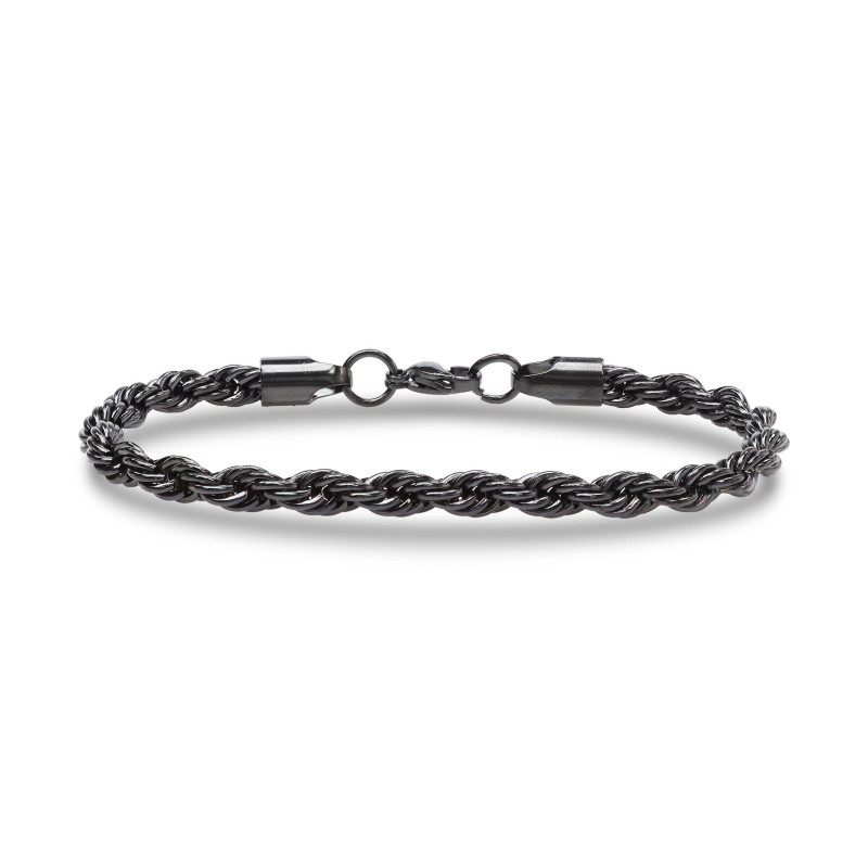 Rope Halat Çelik Zincir Bileklik 6mm