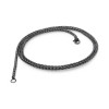 Siyah Renk Çelik Kolye 2.5mm
