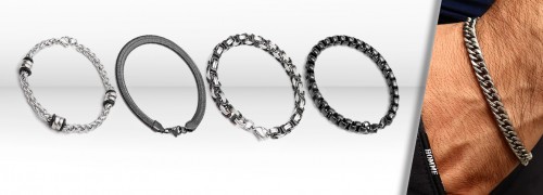 STEEL CHAIN BRACELET